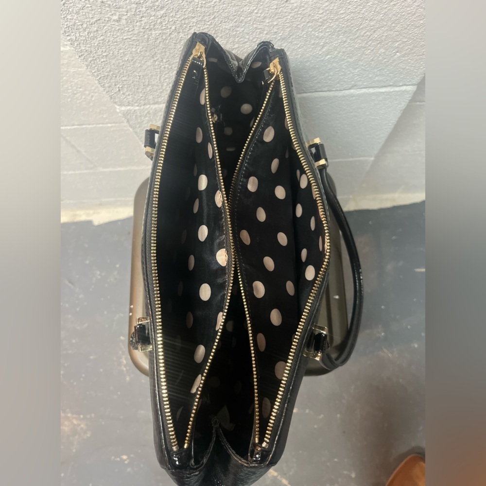 Kate Spade Shiny Black Tote Bag - Picture 6 of 8